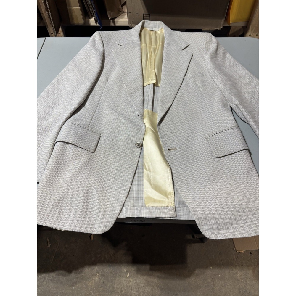 PBM Gray 2-Button Blazer Jacket MENS‎ W/pants 32